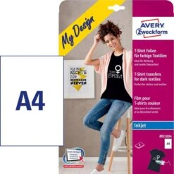 Zweckform Transferpapier MD1004 My Design, DIN A4, T-Shirt-Folie Für Farbige Textilien, 8 Blatt