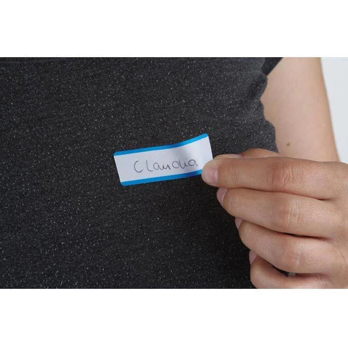 Herma Namensetiketten 4513, Weiß/blau, 63,5 X 29,6mm, Selbstklebend, Mit Blauem Streifen, 540 Stück – Bild 2