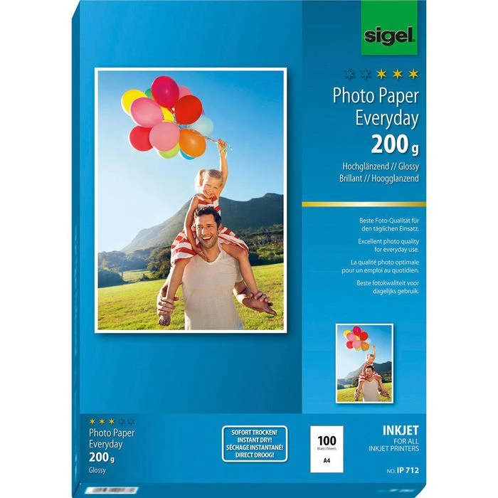 Sigel IP 712 Photo Paper Everyday A4 Fotopapier