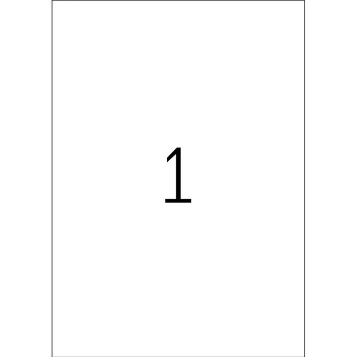 Herma Inkjet-Etiketten 4824, Special, Weiß, 210 X 297mm, Matt, 25 Blatt, 25 Stück – Bild 5