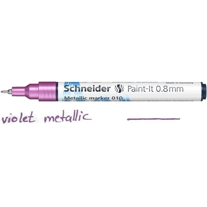 Schneider® Schneider Metallic-Marker Paint-It 010, Violet, Lila, 0,8 Mm – Bild 4