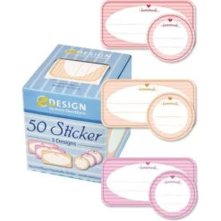 Zweckform Sticker 56820 Z-Design Haushalts-Sticker, Homemade, Auf Rolle, 50 Aufkleber