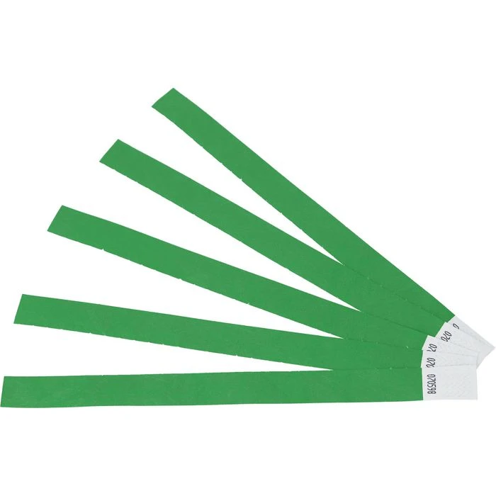 Einlassbänder Grasgrün, Tyvek, Reiß- & Wasserfest, 19 X 255 Mm, 100 Stück – Bild 3