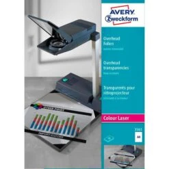 Zweckform 3561 A4 Klar Kopierfolien Avery Folien