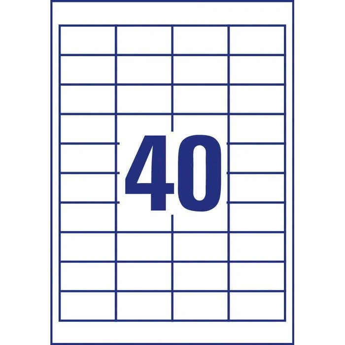 Zweckform L3657 Avery Etiketten 48,5 X 25,4mm Weiß – Bild 5