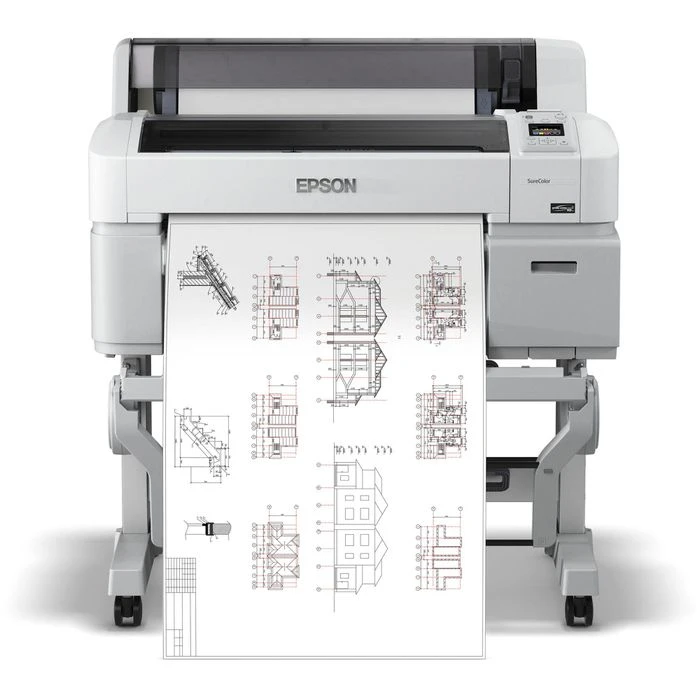 Epson® Epson Plotterpapier C13S045273 A1+ 610mm X50m Weiß, 80 G/m², Für Inkjetplotter, Monochrom – Bild 2