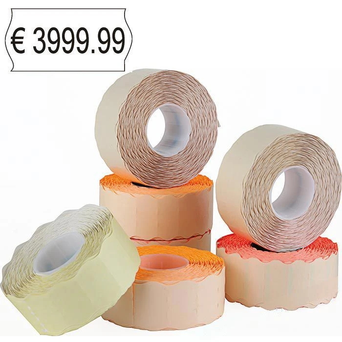 Böttcher-AG Preisetiketten 26 X 12 Mm, Weiß, Tiefkühl, 36 Rollen à 1500 Stück – Bild 2