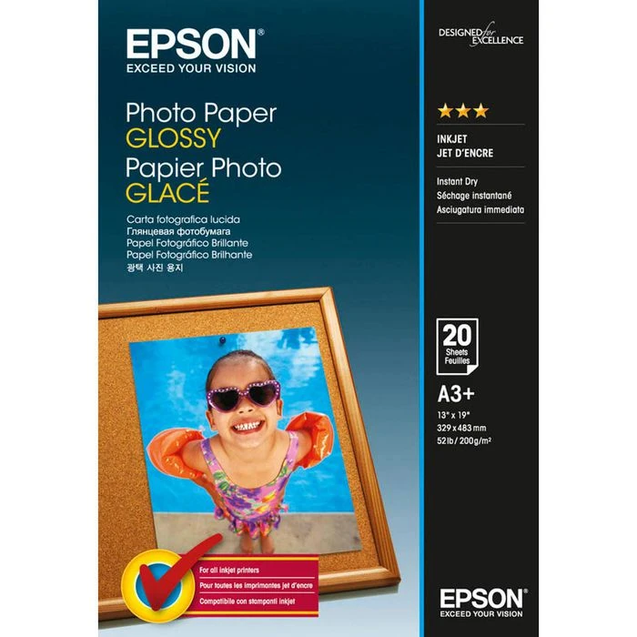 Epson® Epson S041140 Glossy A3+ Fotopapier Glänzend 200g