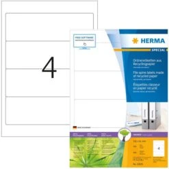 Herma Special 10835 Ordner-Etiketten 61x192 Weiß