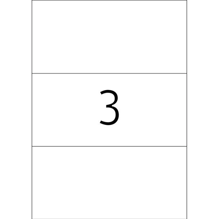 Herma Universaletiketten 4664, Special, Weiß, 210 X 99mm, 100 Blatt, 300 Stück, Perforiert – Bild 6