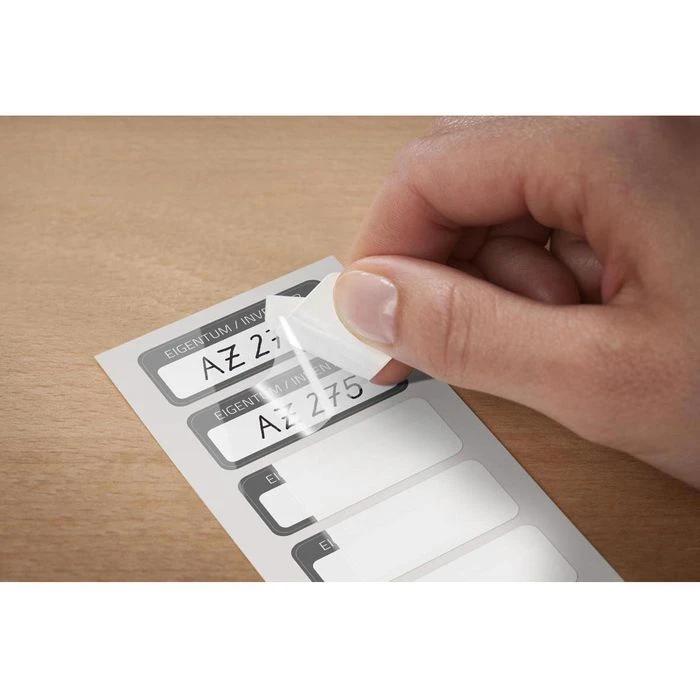 Zweckform Inventaretiketten 6901, Schwarz, 50 X 20mm, Polyesterfolie Mit Laminat, 50 Stück – Bild 3