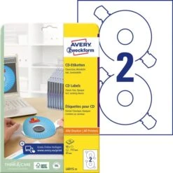 Avery Zweckform L6015-25 ClassicSize CD-Etiketten