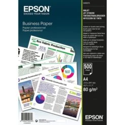 Epson® Epson Inkjet-Papier S450075 Business, A4, 80g/qm, Matt, Beidseitig Bedruckbar, 500 Blatt