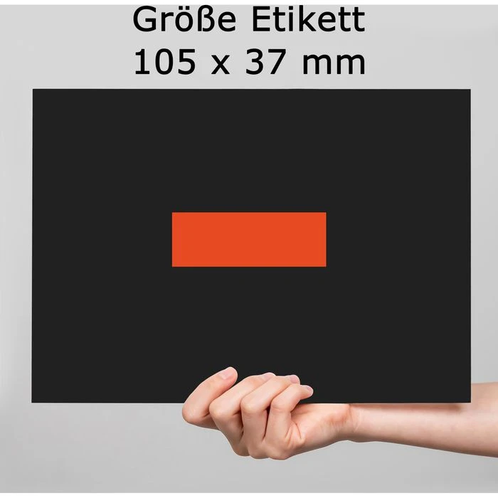 Herma Universaletiketten 4552, Special, Rot, 105 X 37mm, Ablösbar, 20 Blatt, 320 Stück – Bild 4