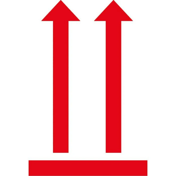 Zweckform Hinweisetiketten Symbol Hier Oben, 74 X 100mm, Selbstklebend, Auf Rolle, 200 Stück – Bild 5