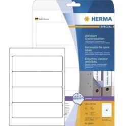 Herma Movables 10160 Ordner-Etiketten 59x192 Weiß