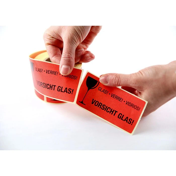 Eichner Hinweisetiketten Rechnung/Lieferschein, 50x100mm, Selbstklebend, Auf Rolle, 250 Stück – Bild 3