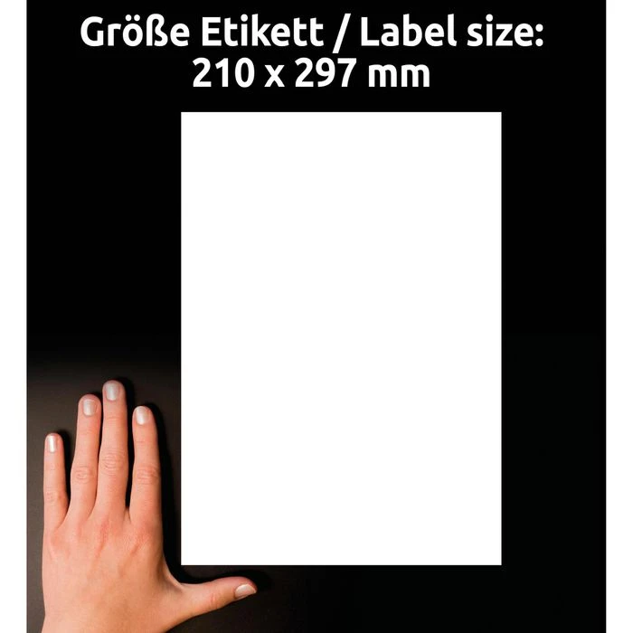 Zweckform 3478 Avery Etiketten 210 X 297mm Weiß – Bild 4