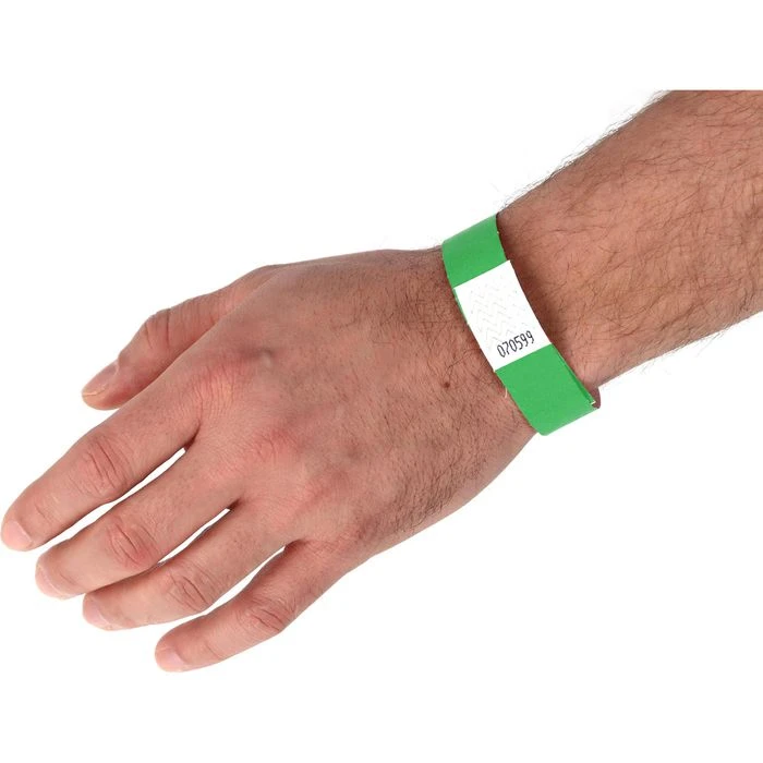 Einlassbänder Grasgrün, Tyvek, Reiß- & Wasserfest, 19 X 255 Mm, 100 Stück – Bild 2