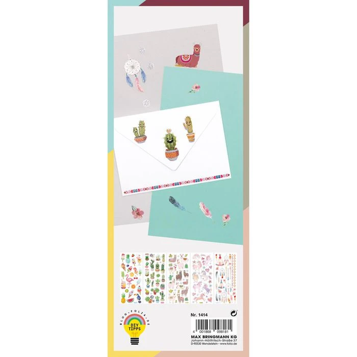 Folia Sticker 1414 Glitzer-Sticker, Verschiedene Motive, Ca. 125 Aufkleber – Bild 3