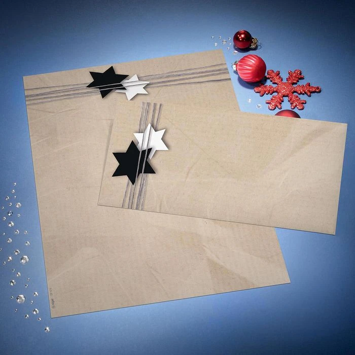 Sigel Weihnachtsumschläge DU079, DIN Lang, Christmas Wrapping, 50 Stück – Bild 2
