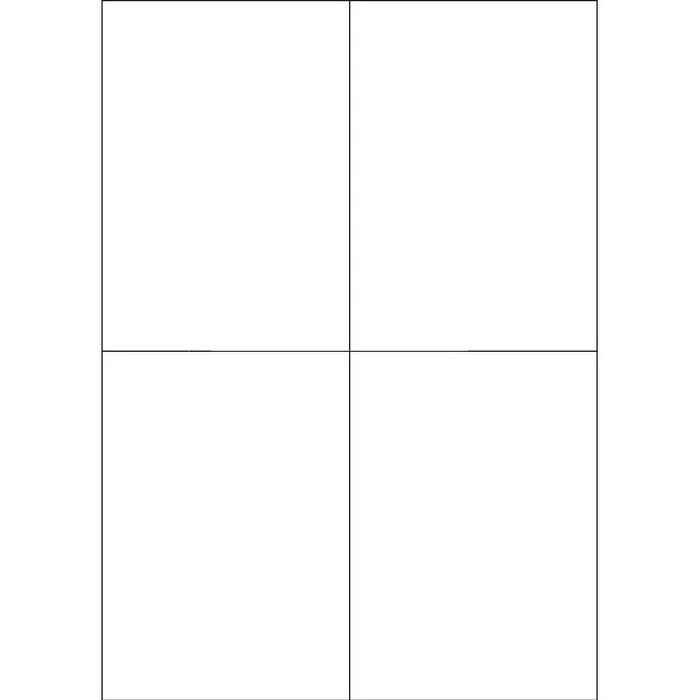 Herma Universaletiketten 4229 Special, Weiß, Abdecketiketten,105 X 148mm, Blickdicht, 100 Stück – Bild 4