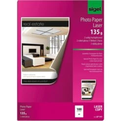 Sigel LP141 Photo-Papier Glossy A4 135g Farblaser