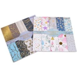 Motivblock Hotfoil, Stars & Dots, 2 Versch. Themenblöcke 25 X 25 Cm, 40 Blatt, 200 G