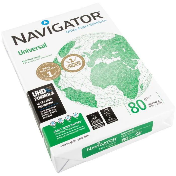 Navigator Universal Papier, 80g, A4, 500 Blatt, Weiß – Bild 3