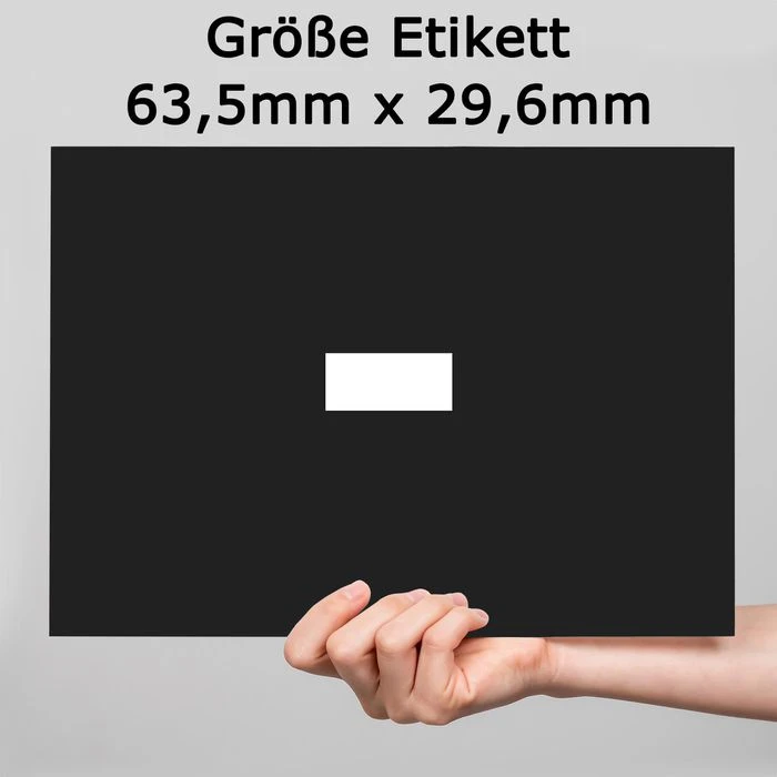 Herma Inkjet-Etiketten 4594, Special, Weiß, 63,5 X 29,6mm Matt Wetterfest 40 Blatt 1080 Stück – Bild 3