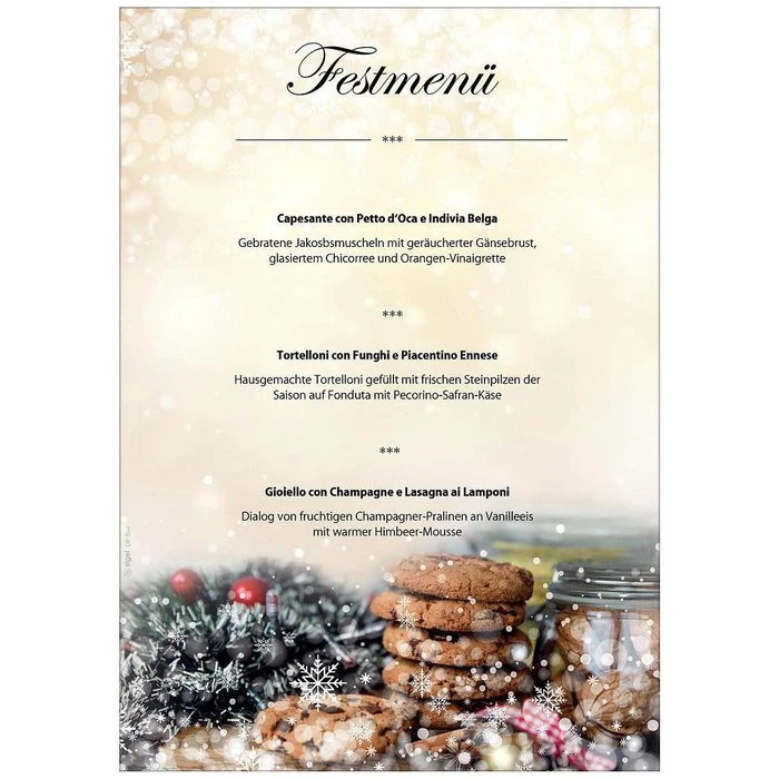 Sigel Weihnachtsbriefpapier DP304 Winter Smell, Mit Zimt-Duft, A4, 90 G/m², 25 Blatt – Bild 2