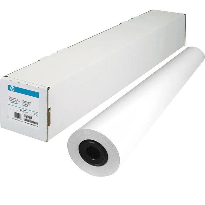 HP Plotterpapier C0F18A, A1+ 610 Mm X 22,9 M, Weiß, 120 G/m², Für Inkjetplotter, Color, 2 Stück