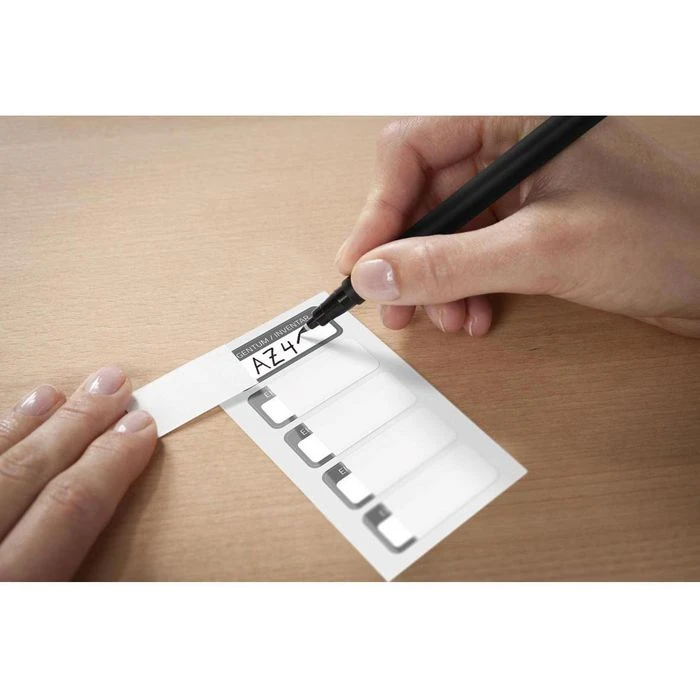 Zweckform Inventaretiketten 6901, Schwarz, 50 X 20mm, Polyesterfolie Mit Laminat, 50 Stück – Bild 2