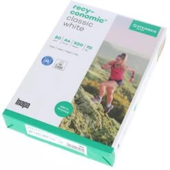 Inapa Kopierpapier Recyconomic Classic White A4, 80g, Weiß, 500 Blatt
