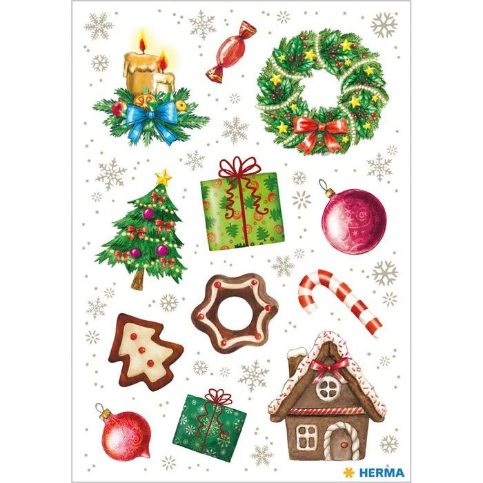 Herma Sticker Decor, 15072, Weihnachtszeit, 36 Aufkleber – Bild 2