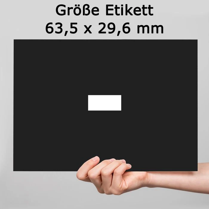 Herma Inkjet-Etiketten 4864, Wetterfest, 63,5 X 29,6mm, Weiß Matt, 10 Blatt, 270 Stück – Bild 3