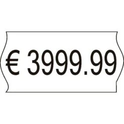 Böttcher-AG Preisetiketten 26 X 12 Mm, Weiß, Tiefkühl, 36 Rollen à 1500 Stück