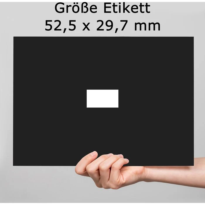 Etiketten A4 52,5 X 29,7mm Für Drucker 100 Blatt – Bild 2