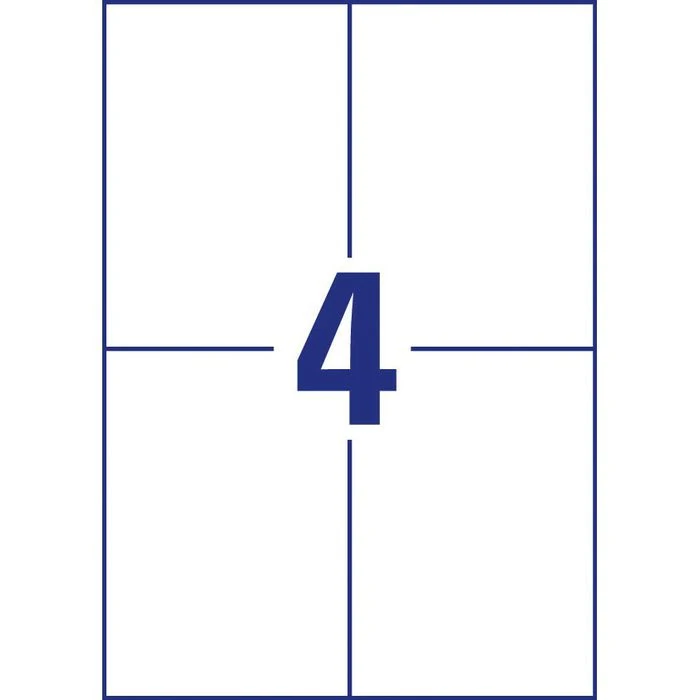 Zweckform 3483 Avery Etiketten 105 X 148mm Weiß – Bild 5