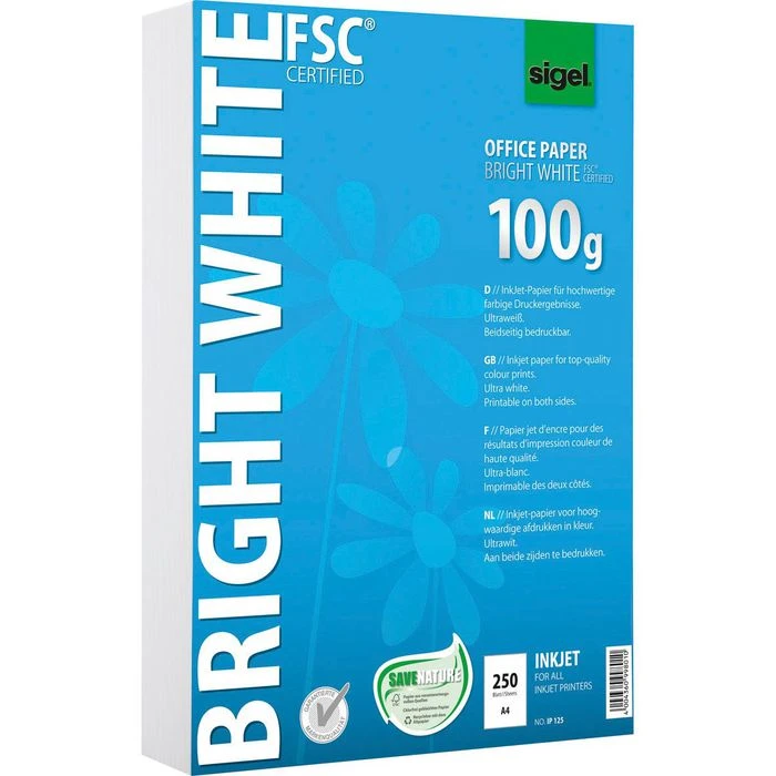 Sigel IP 125 Bright White Office Inkjet-Papier